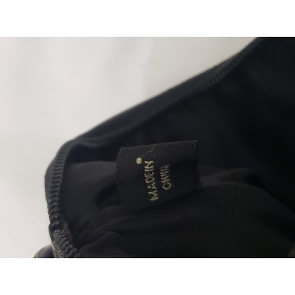 Vtg. Coach Ergo Hampton Studded Belted Leather Hobo Wristlet — Black - Picture 4 of 11